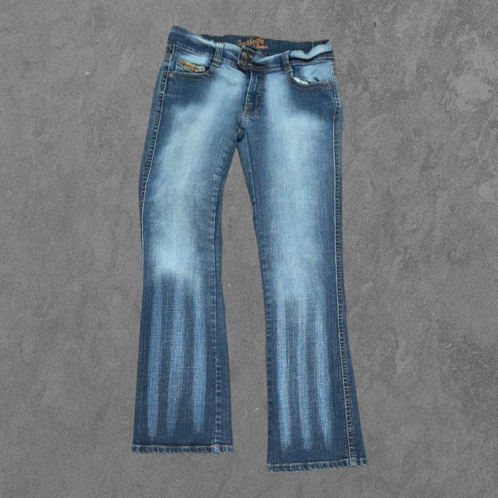 Southpole Women's Blue and Navy Jeans